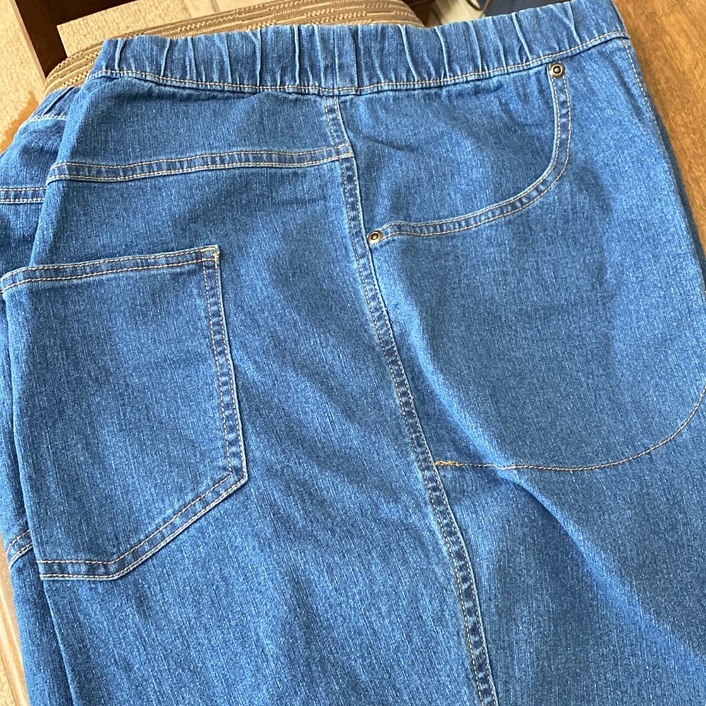Just My Size 4X pull on 4 pocket jeans BRAND NEW
